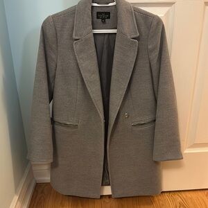 Topshop Women's Classic Gray Blazer